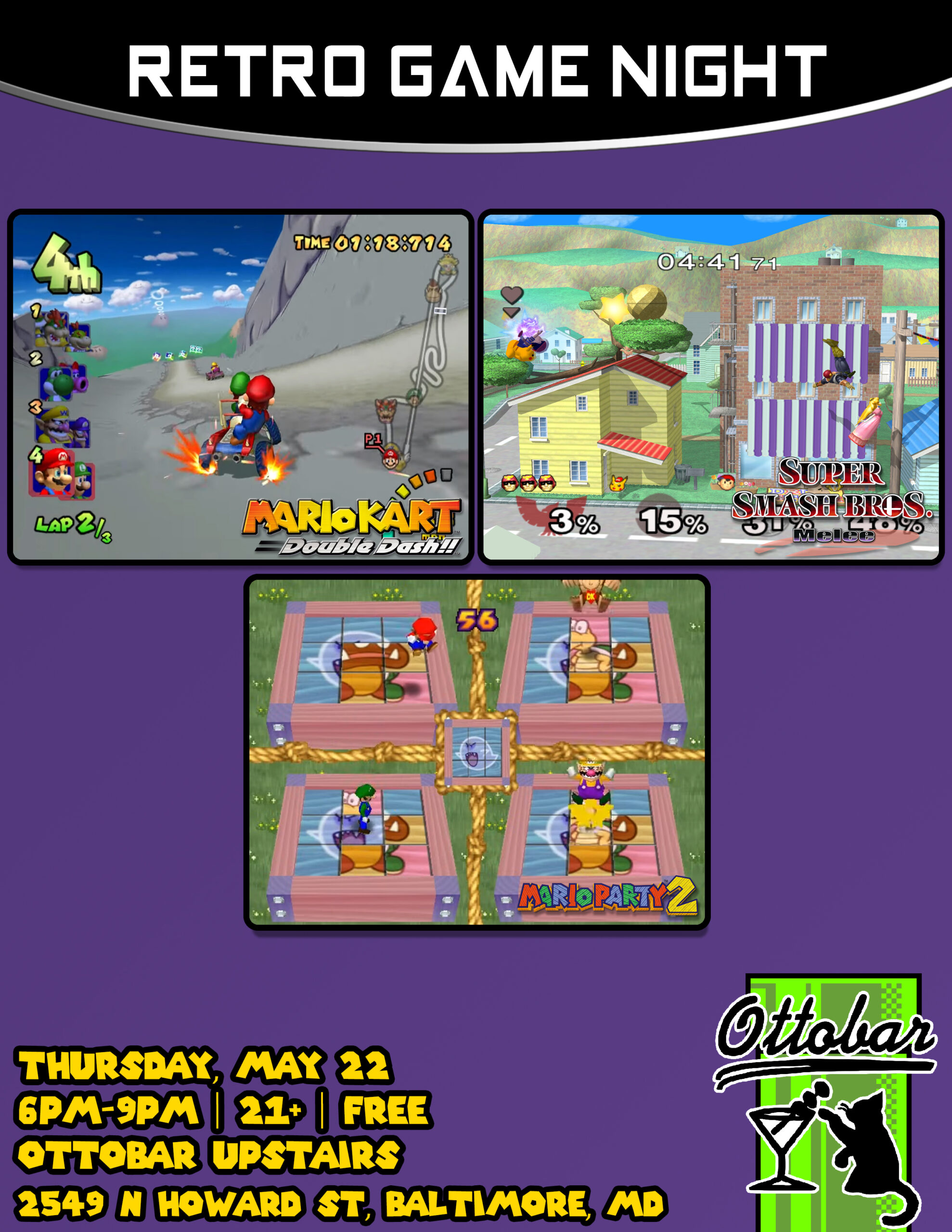 Retro Game Night