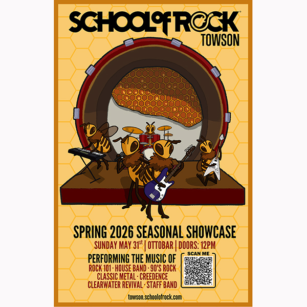 School Of Rock Towson Spring 2026 Seasonal Showcase
