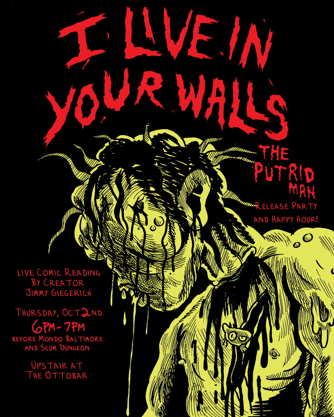 I Live In Your Walls – Live Comic Reading