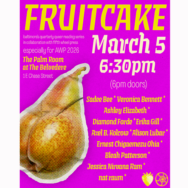 Fruitcake – A Queer Reading Series- *AT THE BELVEDERE HOTEL