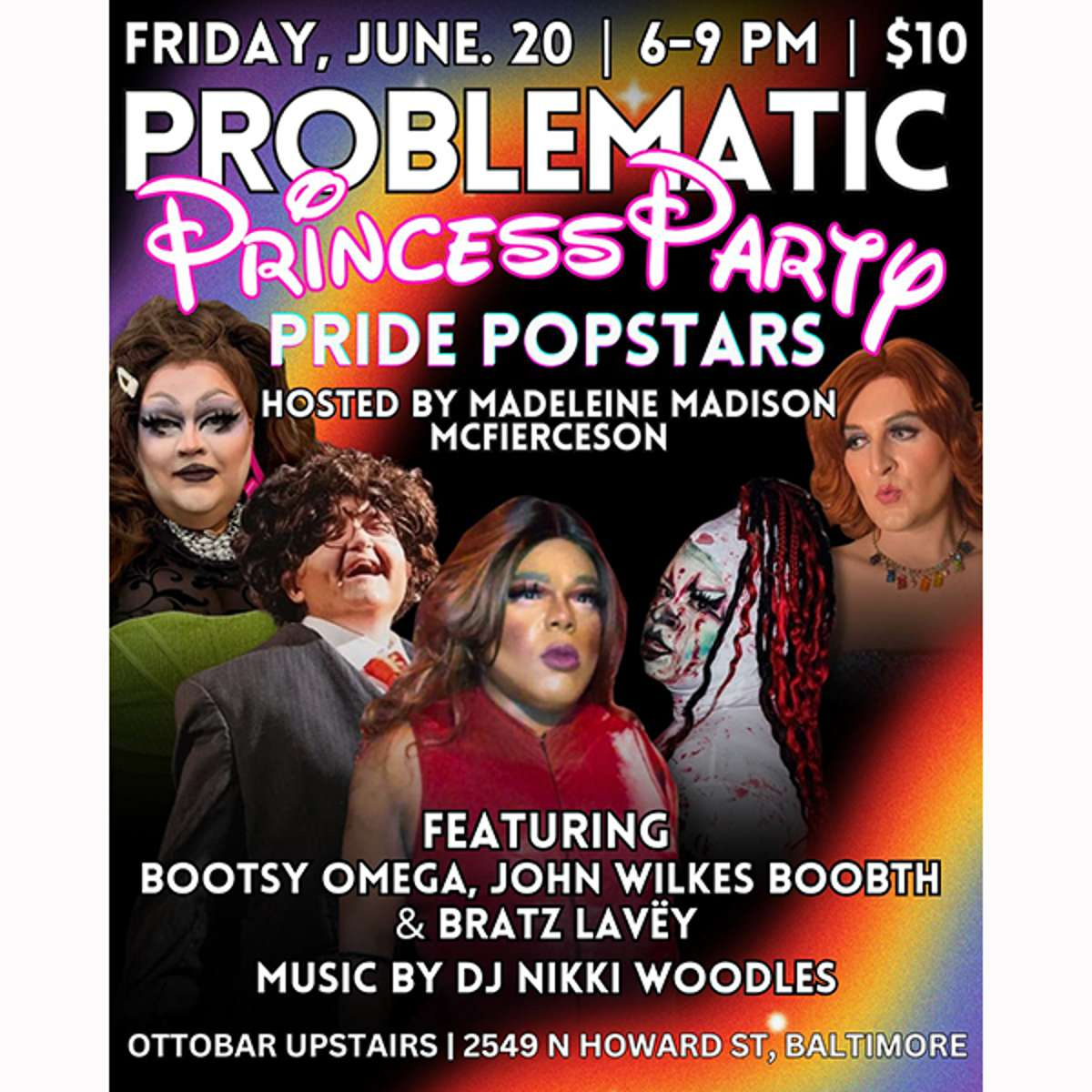 PRIDE! POP PRINCESSES EDITION | Ottobar