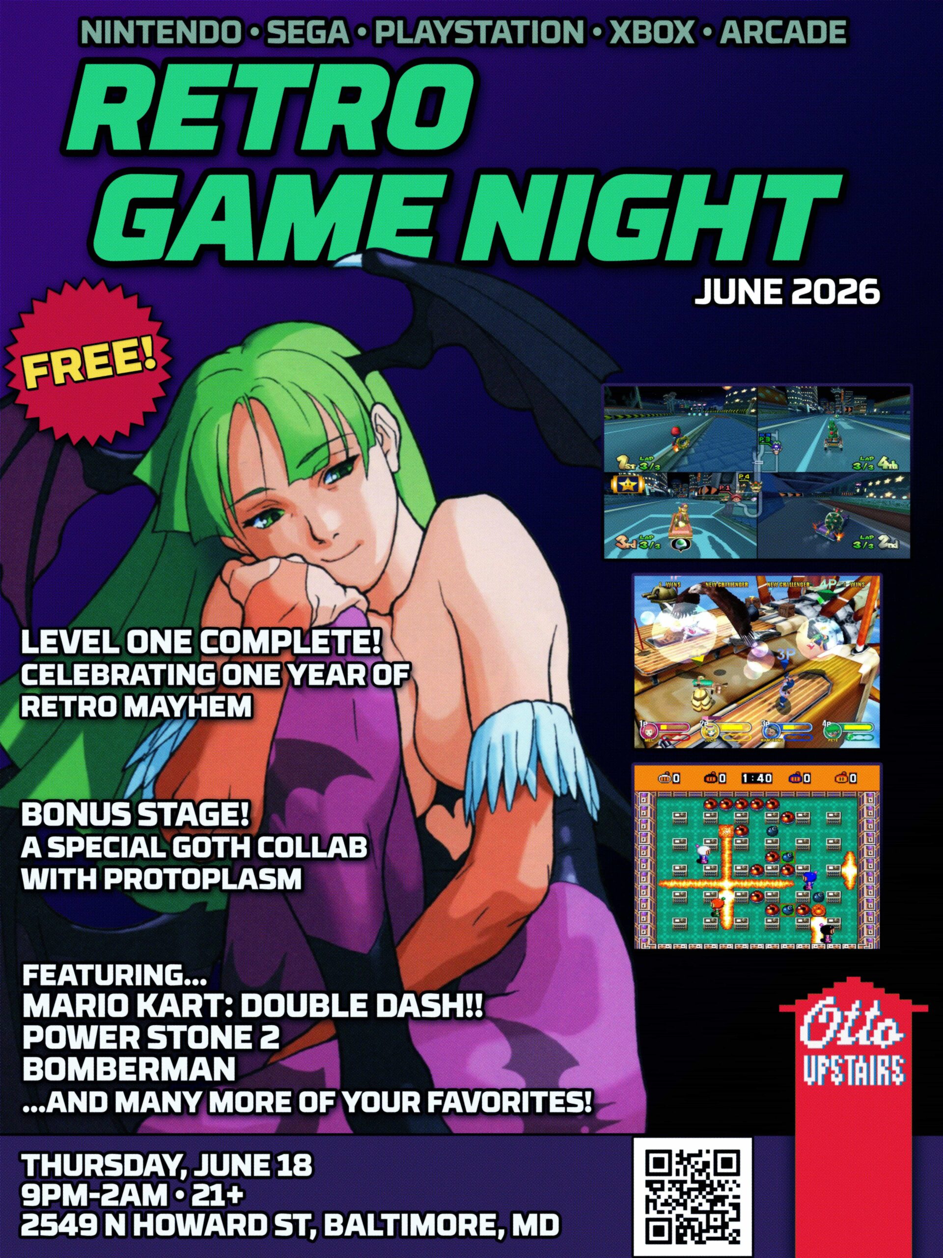 Retro Game Night