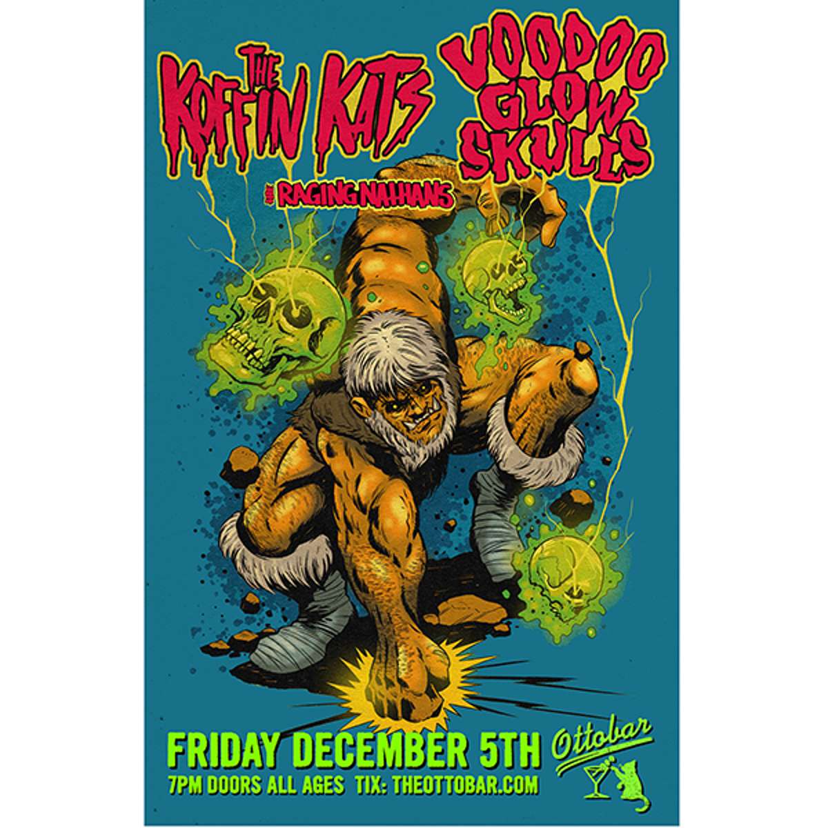 Koffin Kats, Voodoo Glowskulls, The Raging Nathans