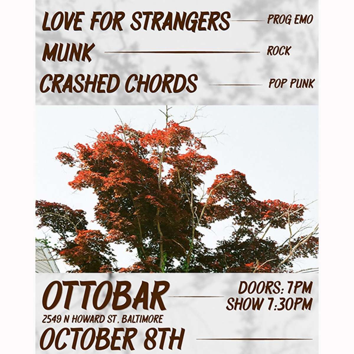 Love For Strangers, Munk, Crashed Chords