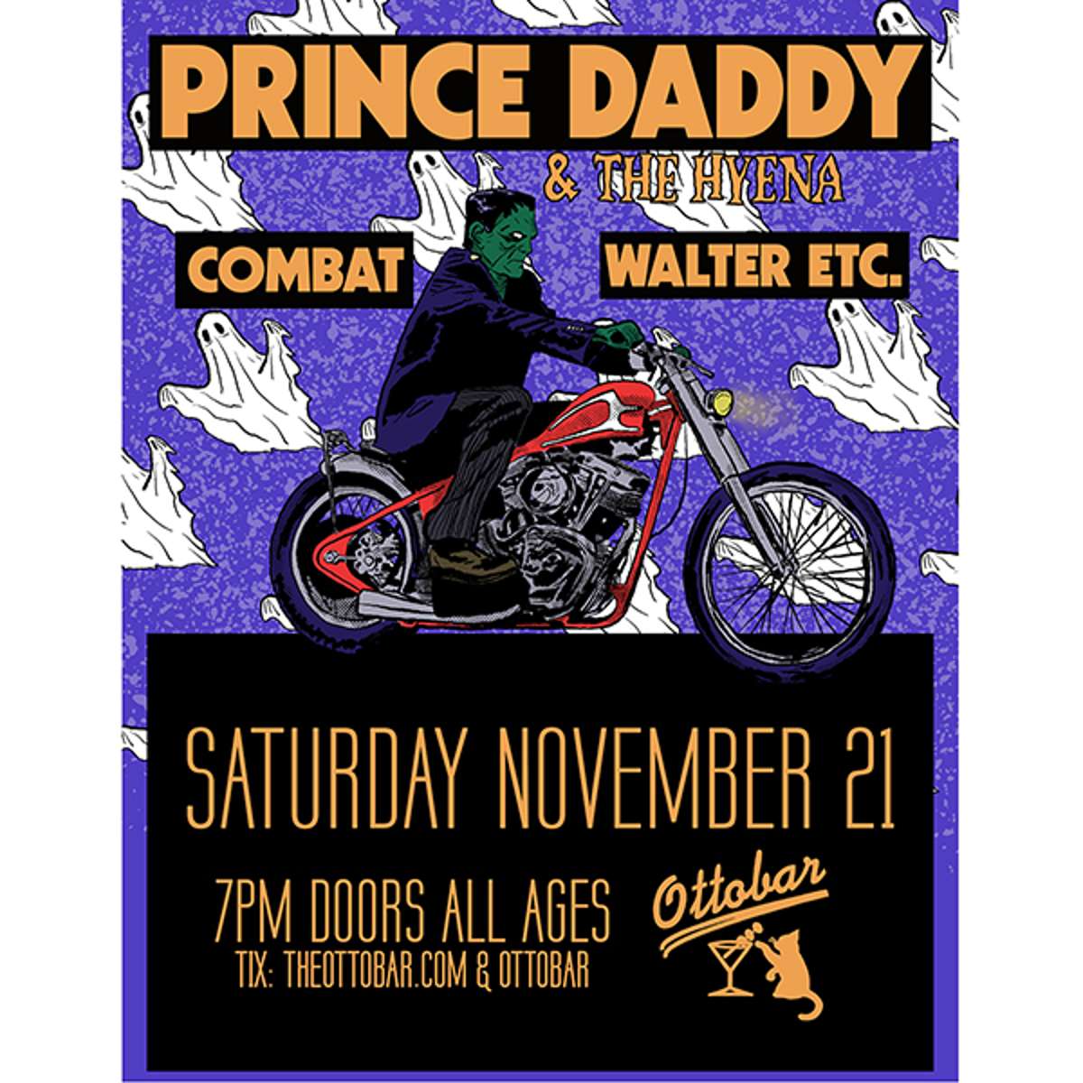 Prince Daddy and the Hyena, Combat, Walter Etc.