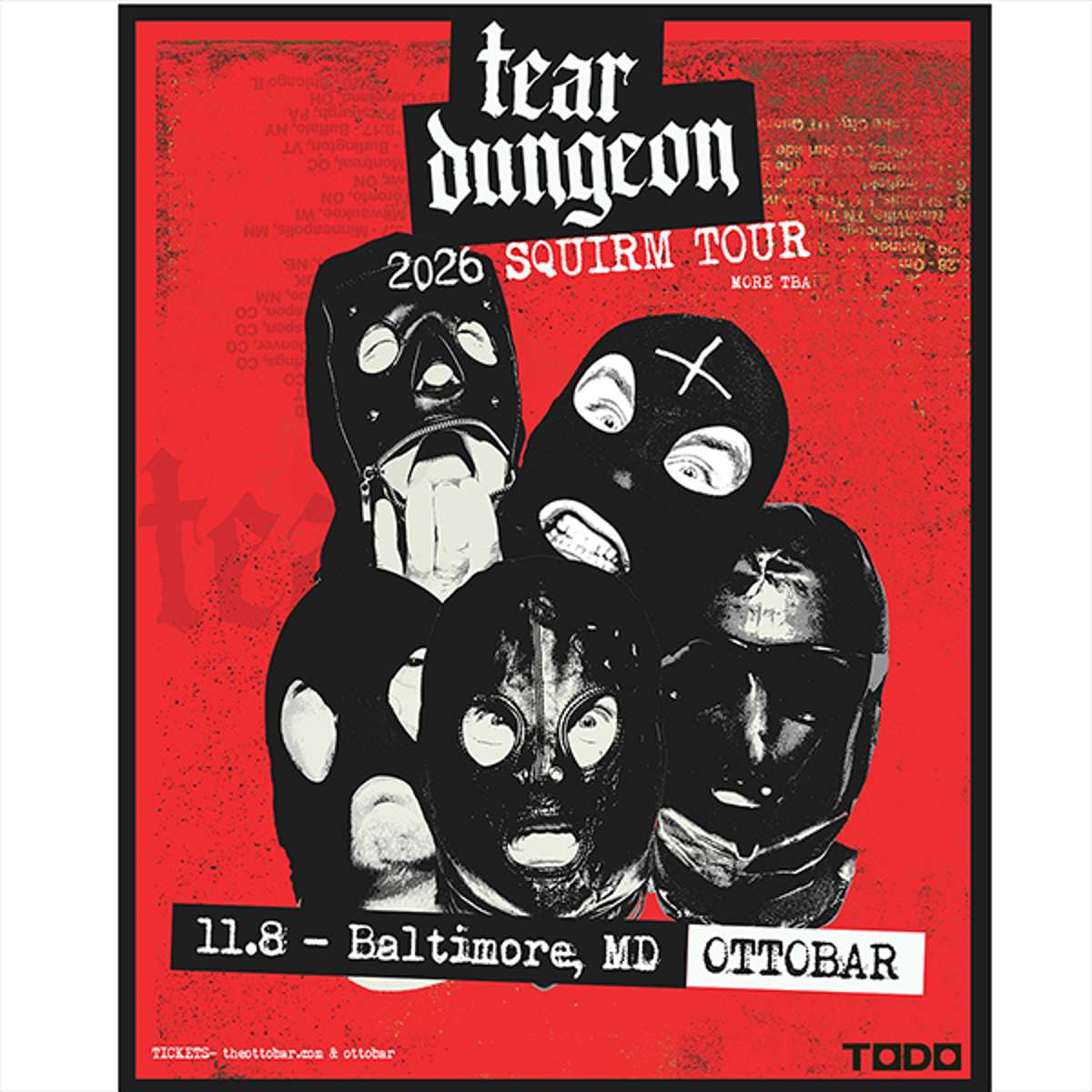 Tear Dungeon, Friday Junior, more TBA
