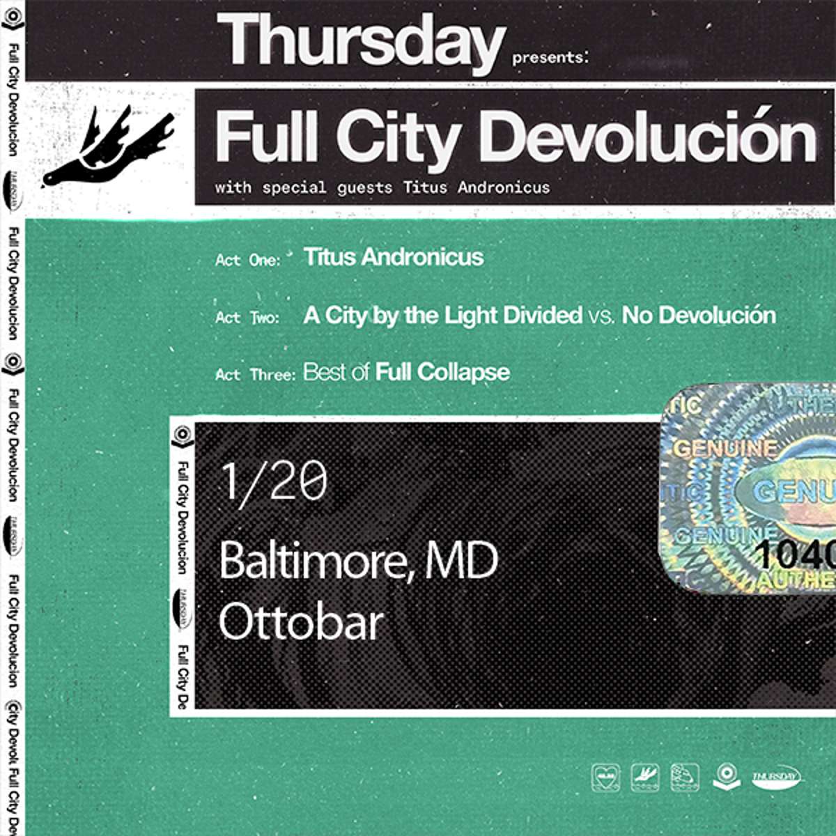 Thursday, Titus Andronicus